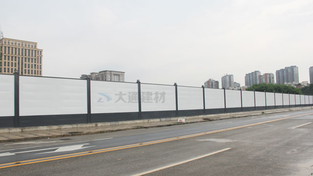 惠州新型裝配式圍擋-惠州市龍門(mén)縣龍新路工程圍擋圖例